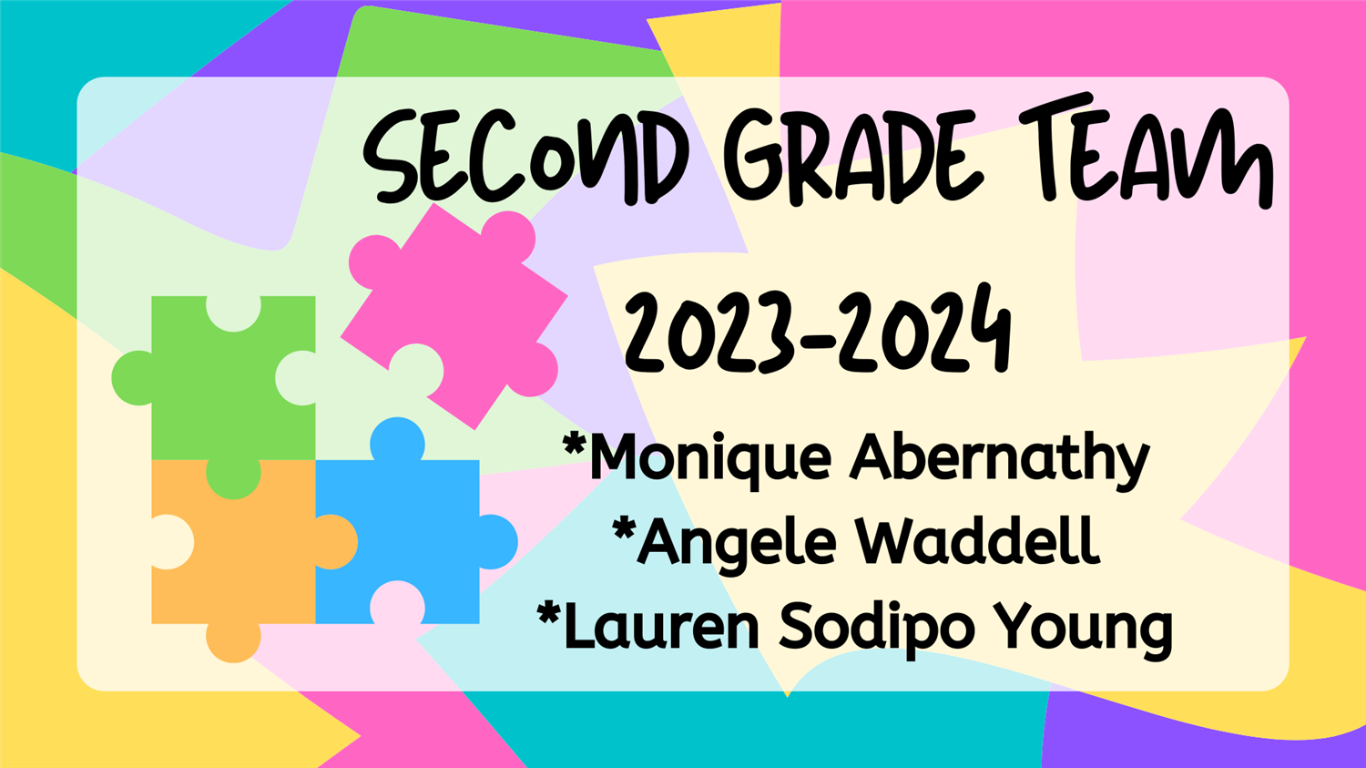 Second Grade Staff